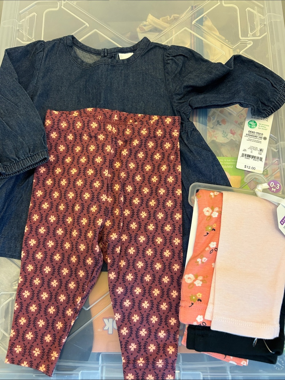 Baby girl outfit and set of pants!